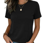 Casual Summer Basic Crewneck Tee (US Only)
