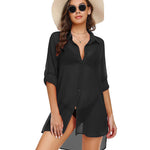 Nadorine Cover Up Shirt Chiffon Beachwear