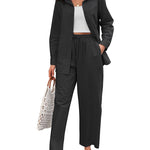 Linen Shirts Loose Long Pants Beach Outfits - Nadorine (Us Only)