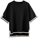 Nadorine Knit Short Sleeve Tops