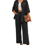 Nadorine Women 2 Piece Linen Sets