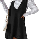 Zeagoo Womens Sweater Vest Dress Pattern Knitted Dress