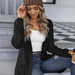 Nadorine Women's Fall Open Front Cardigan