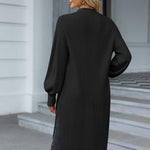Nadorine Women's 2023 Fall Winter Oversized Cardigan Long Sleeve Split Open Front Sweater Chunky Knit Long Duster