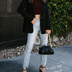 Open Front Work Office Jackets Blazer