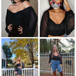 Tie Knot Ruched Crop Tube Top - Nadorine (Us Only)