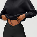 Zeagoo Womens Fleece Jacket Full Zip Crop Hoodie Long Sleeve Pullover Sweatshirts Oversized 2023 Fall Winter Coat