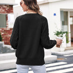 Lantern Sleeve Button Down Cable Knit Sweate - Nadorine (Us Only)