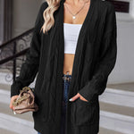 Nadorine Cardigan Fall Winter Open Front Sweater