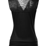 Ruched Cowl Neck Tank Tops - Nadorine (Us Only)