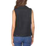 Nadorine Women's Denim Vest Jean Vest