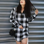 Zeagoo Womens Shacket Jacket Long Sleeve Flannel Shirt