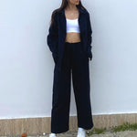 Linen Shirts Loose Long Pants Beach Outfits - Nadorine (Us Only)