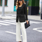 Open Front Work Office Jackets Blazer