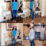 Floral Printed Batwing Cardigan - Nadorine (Us Only)