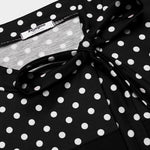 Nadorine Bow Tie Neck Long Sleeve Shirts Work Tops
