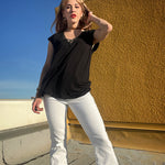 Tank Tops Short Sleeve Shirt- Nadorine (Us Only)