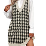 Zeagoo Womens Sweater Vest Dress Pattern Knitted Dress