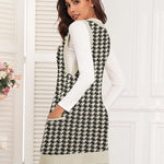Zeagoo Womens Sweater Vest Dress Pattern Knitted Dress
