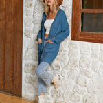 Nadorine Women's Fall Open Front Cardigan