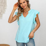 Shirts Short Sleeve Loose T Shirt Blouses - Nadorine (Us Only)
