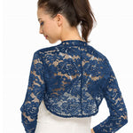 Nadorine Women's Bolero Shrugs Crochet Lace Open Cardigan
