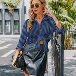 Nadorine Women's Button Down Shirt Long Sleeve Chiffon Blouse