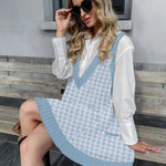 Zeagoo Womens Sweater Vest Dress Pattern Knitted Dress