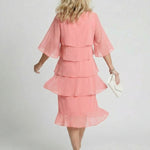 Brent | Layered Tier Midi Dress