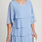 Brent | Layered Tier Midi Dress