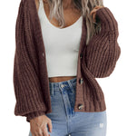 Nadorine Women's Fall Chunky Knit Cardigans