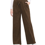 Nadorine Drawstring Long Pants with Pockets