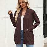 Nadorine Lightweight Open Front Knit Cardigans with Pocket (US Only)