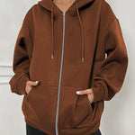 Nadorine Women's Oversized Zip Up Hoodies