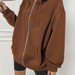 Nadorine Women's Oversized Zip Up Hoodies