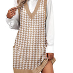 Zeagoo Womens Sweater Vest Dress Pattern Knitted Dress