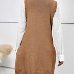 Zeagoo Womens Sweater Vest Dress Pattern Knitted Dress