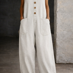 Sylvia | Vintage Washed Cotton Denim Overalls