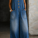 Saylor | Vintage Washed Cotton Denim Overalls