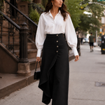Audrey | Denim Wrap Pants