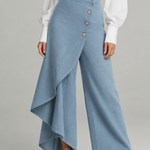 Audrey | Denim Wrap Pants