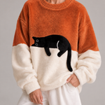 Lorea | Sweater with cat print