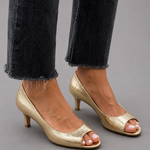 GRETA | Low Heel Open Toe Sandals