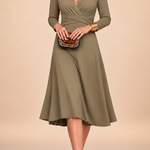 Naima | Long Sleeve Midi Maxi Dress