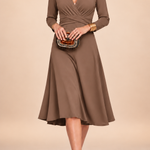Naima | Long Sleeve Midi Maxi Dress