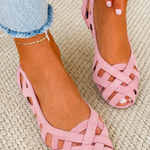 Alice | Woven Crisscross Sandals