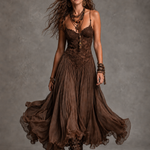Ophelia | Lace Corset Maxi Dress for Women