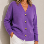 Hazel™ | Women's Heart-Button Cardigan
