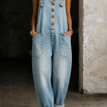 Moxelle | Denim Overall Jumpsuit