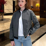 Nadorine Classic Bomber Jacket Windbreaker with Pockets